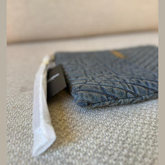 Saint Laurent New Jolie Denim Clutch