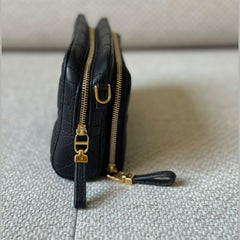 Christian Dior Caro Double Pouch with Strap