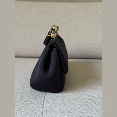 Dolce & Gabbana Black Neoprene Miss Sicily with Strap