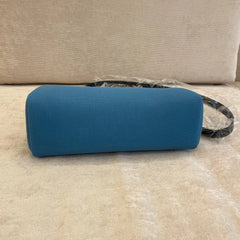 Hermès Bleu Jean Herbag Zip 31 GHW