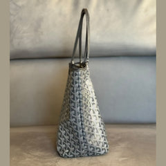 Goyard Grey Saint Louis PM Shoulder Bag