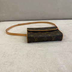 Louis Vuitton Monogram Canvas Florentine Belt Bag - Size Small