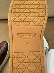 Prada Brown Leather Backless Sneakers - Size 37