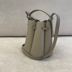 Polène Taupe Mini Numéro Huit Bucket Bag