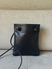 Hermès Black Leather Mini Aline Crossbody with Receipt
