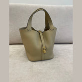 Hermès Picotin 22 Trench Clemence Leather with GHW