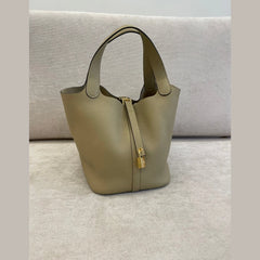 Hermès Picotin 22 Trench Clemence Leather with GHW