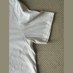 Christian Dior White Embroidered Logo T-Shirt - Size M