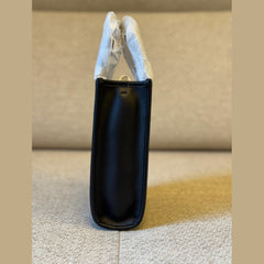 Fendi Black FF Embossed Leather Mini Sunshine Tote with Strap