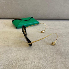 Bottega Veneta Drop Aviator Sunglasses with Receipt