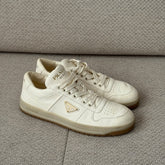 Prada Ivory White Downtown Sneakers – Size 38