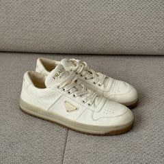 Prada Ivory White Downtown Sneakers – Size 38