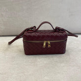 Bottega Veneta Burgundy Bang Bang Vanity Bag