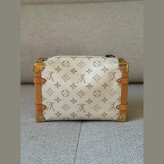Louis Vuitton Side Trunk MM in Monogram Dune Canvas Shoulder Bag