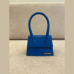 Jacquemus Blue Le Chiquito Top Handle with Strap