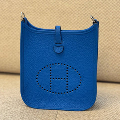 Hermès Blue Hydra Mini Evelyne