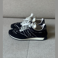 Christian Dior Black D-Sketch Sneakers - Size 38