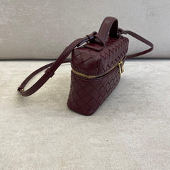 Bottega Veneta Burgundy Bang Bang Vanity Bag