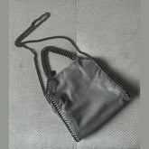 Stella McCartney Small Grey Falabella Crossbody Bag