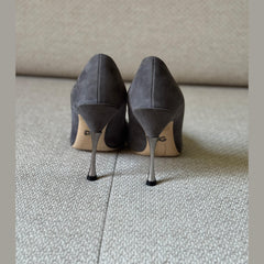 Dolce & Gabbana Grey Suede Pumps - Size 37.5