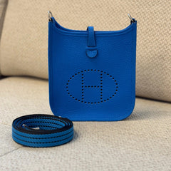 Hermès Blue Hydra Mini Evelyne