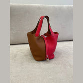 Hermès Bicolor Picotin 18 with PHW and Entrupy Certificate