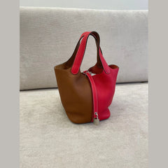 Hermès Bicolor Picotin 18 with PHW and Entrupy Certificate