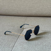 Fendi Blue Eyeline Pilot Sunglasses