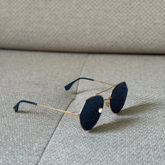 Fendi Blue Eyeline Pilot Sunglasses