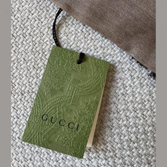 Gucci GG Brown Silk & Wool Square Scarf