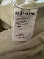 Balenciaga "Hi My Name Is" Distressed Cotton T-Shirt - Size XXs