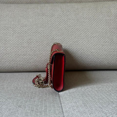Gucci Small Red Leather Emily Crossbody