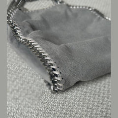 Stella McCartney Small Grey Falabella Crossbody Bag
