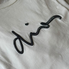 Christian Dior White Embroidered Logo T-Shirt - Size M