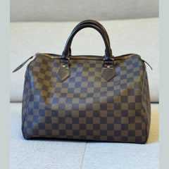 Louis Vuitton Damier Ebene Speedy 30 - Missing Key