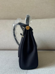 Hermès Black Herbag Zip 31 with GHW Top Handle Bag