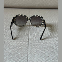 Valentino Black Oversized Sunglasses