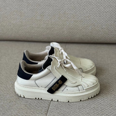 Christian Dior White & Navy Dior-ID Sneakers – Size 38.5