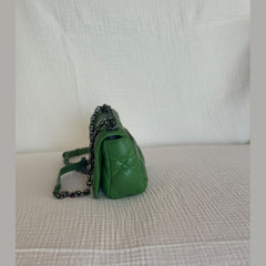 Christian Dior Green Mini Caro Shoulder Bag