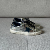 Golden Goose Silver May Low Top Sneakers - Size 40