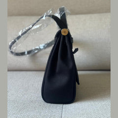Hermès Black Herbag Zip 31 with GHW Top Handle Bag - Stamp K