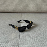 Miu Miu Logo Rectangle Sunglasses