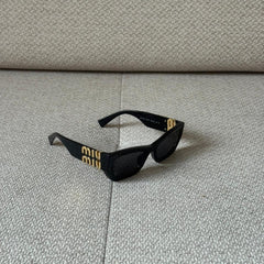 Miu Miu Logo Rectangle Sunglasses