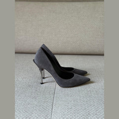 Dolce & Gabbana Grey Suede Pumps - Size 37.5