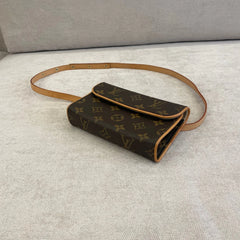 Louis Vuitton Monogram Canvas Florentine Belt Bag - Size Small