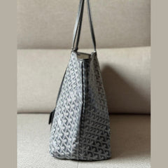 Goyard Grey Coated Canvas St. Louis GM Tote