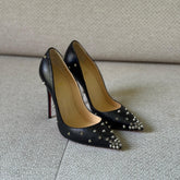 Christian Louboutin Black Degraspike 120 Pumps – Size 36.5