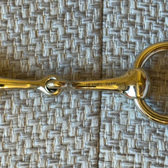 Hermès Gold Mors Scarf 90 Ring