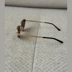 Gucci Gold Cateye Sunglasses