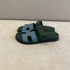 Hermès Chypre Sandals in Calfskin Leather – Size 38